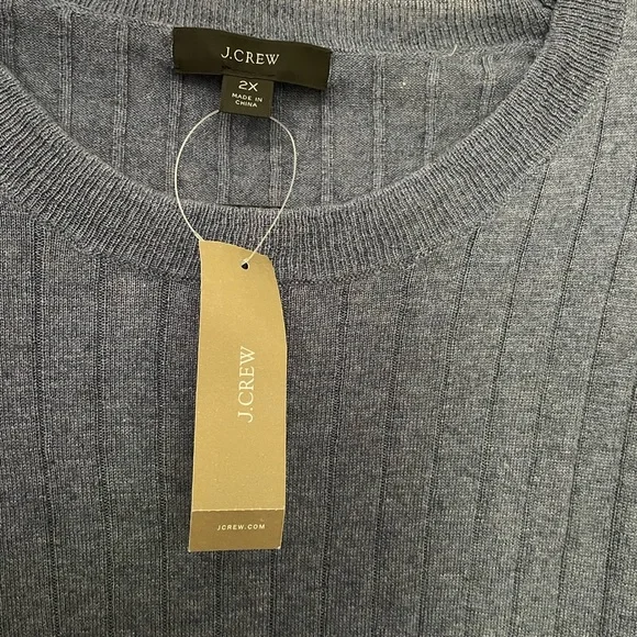 J. Cree - NEW Silk-cashmere blend cropped T-shirt - Picture 3 of 3